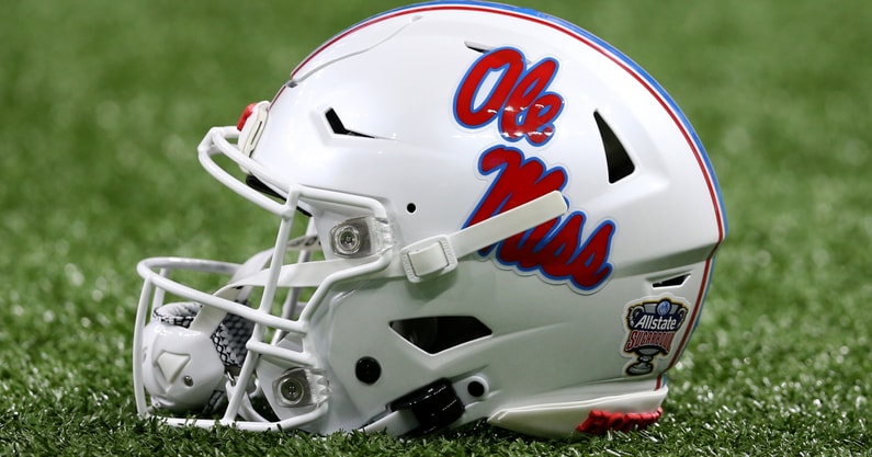 ole miss tommy pernetti helmet