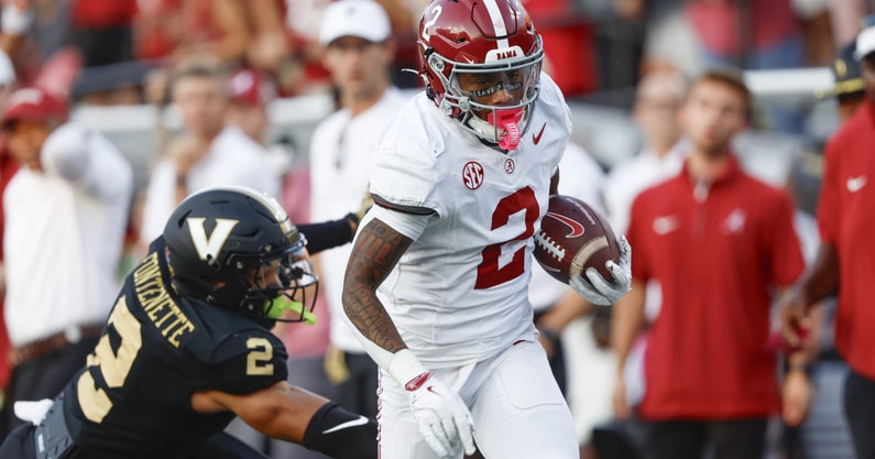 NCAA Football: Alabama at Vanderbilt