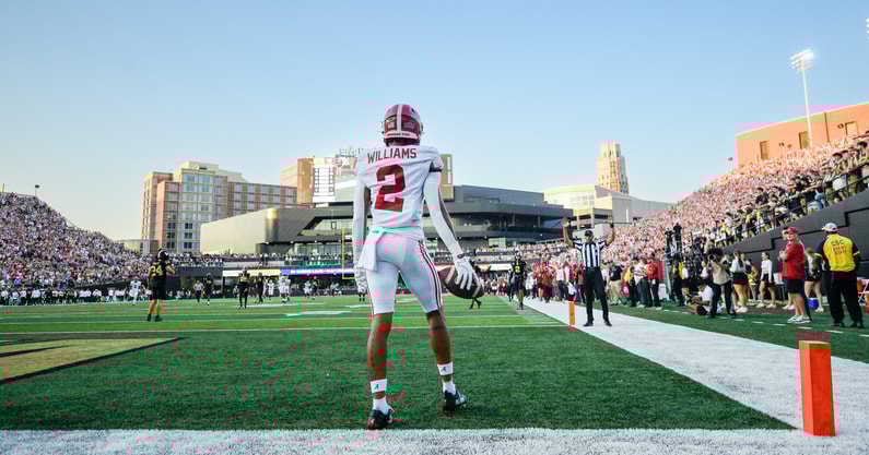 NCAA Football: Alabama at Vanderbilt