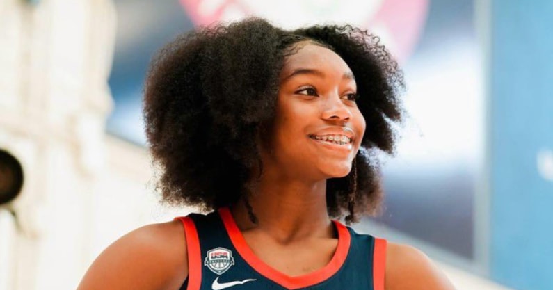 South Carolina women's basketball target Jacy Abii. Photo Credit: Jacy Abii | @JacyAbii on Twitter/X