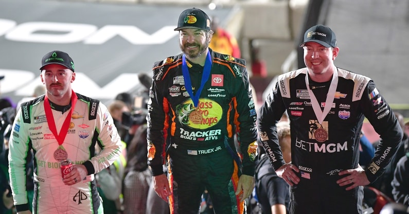 NASCAR podium