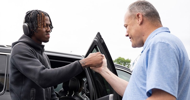 Kam Williams arrives at Kentucky