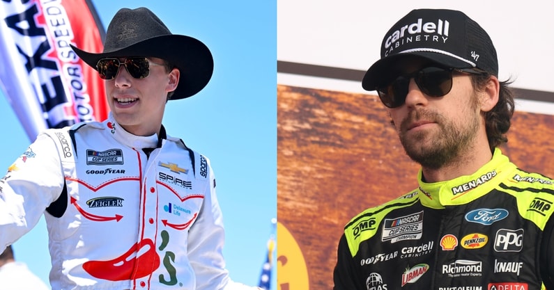Carson Hocevar Ryan Blaney NASCAR