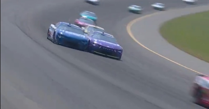 Denny Hamlin Kyle Larson Michigan NASCAR