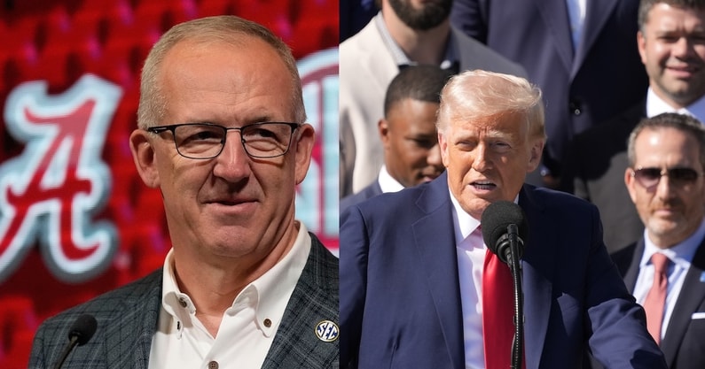 Greg Sankey opens up on golf trip with President Donald Trump
