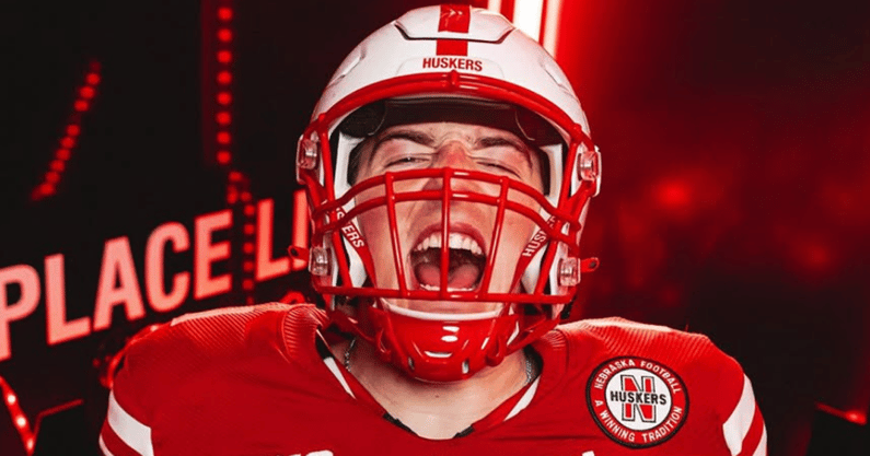2026 TE Luke Sorensen on official visit to Nebraska