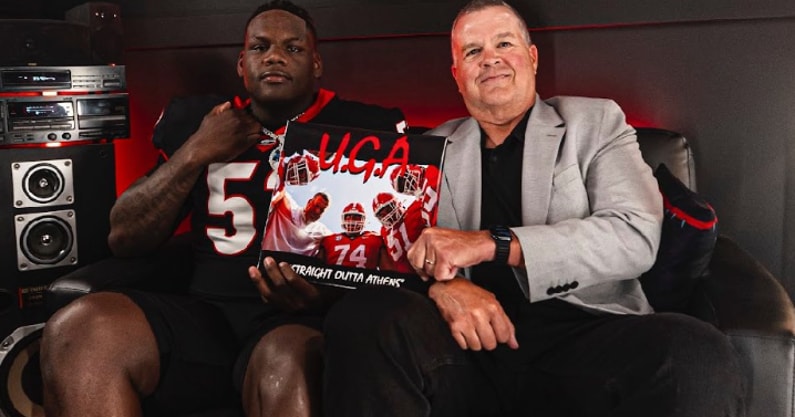 OL Zykie Helton stays home, commits to Georgia: 'You can feel the ...