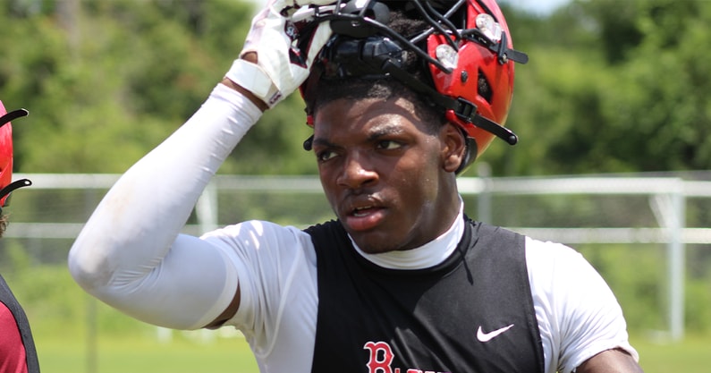 Amari Thomas at Florida State camp (Matt LaSerre/Warchant)