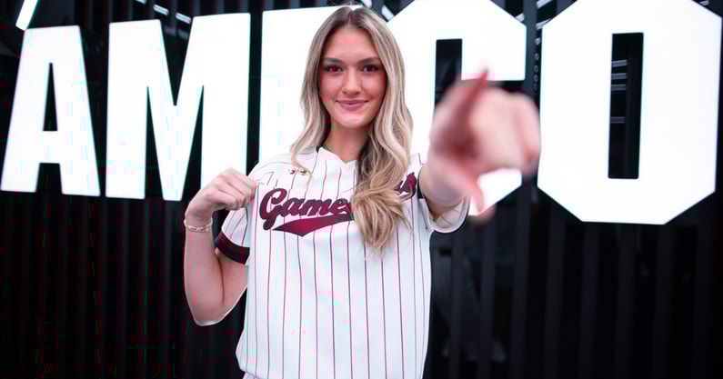 South Carolina softball transfer portal commitment Emma Friedel. Photo credit: Emma Friedel | @emmagfriedel on Twitter/X