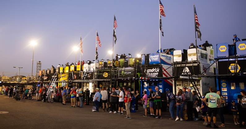NASCAR haulers Mexico City