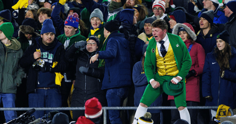 notre dame leprechaun