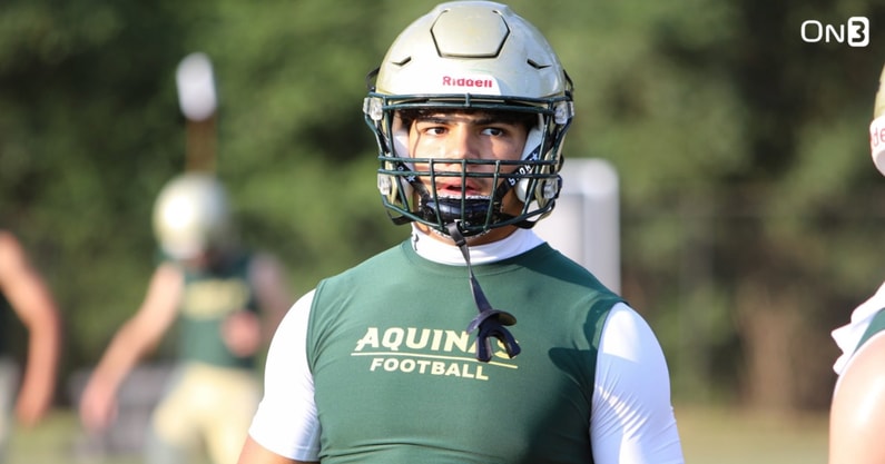 South Carolina football recruiting target Jaden Wuerth. Photo credit: On3