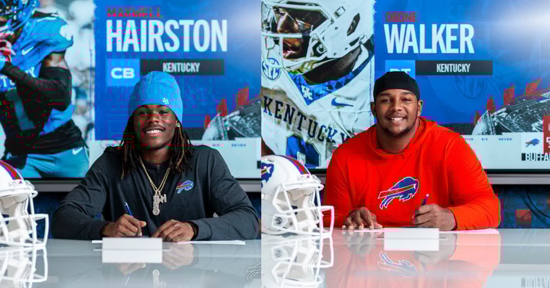 Deone Walker and Maxwell Hairston sign contracts with the Buffalo Bills, via NFL Media