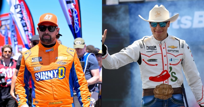 Ricky Stenhouse Jr. Carson Hocevar