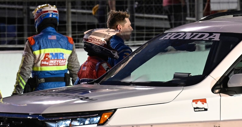 Josef Newgarden Gateway flip