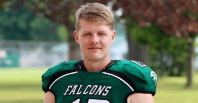 Michigan State commit Tristan Comer (photo courtesy of Tristan Comer via Twitter).