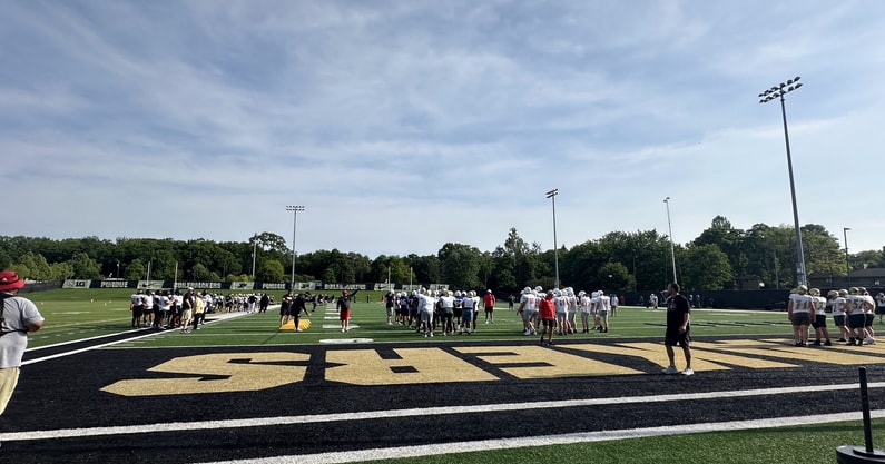 Purdue football practice field