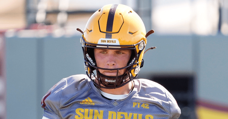 Kenny-Dillingham-makes-the-case-for-Sam-Leavitt-to-be-listed-as-a-top-quarterback-in-college-football