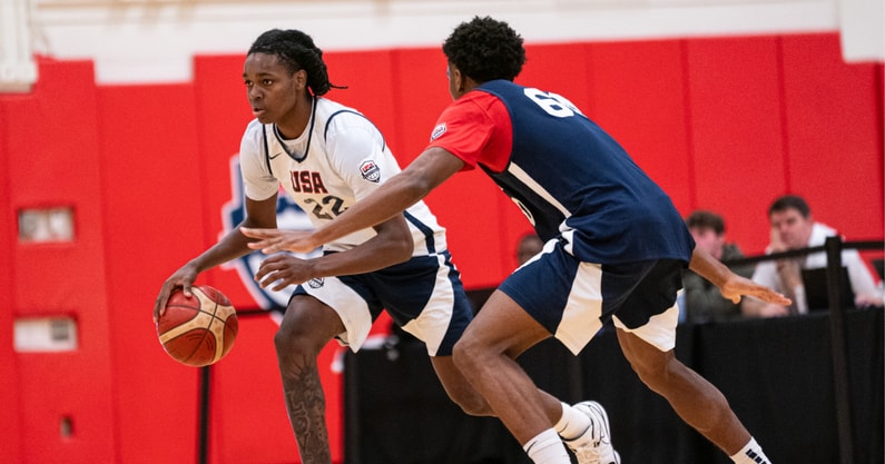 Jasper Johnson at USA Basketball U19 Training Camp - Photo via USA Basketball