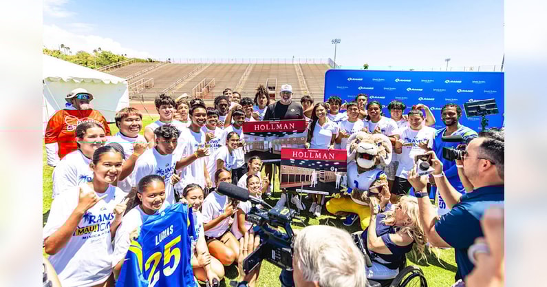 Los Angeles Rams - Hawaii high school football