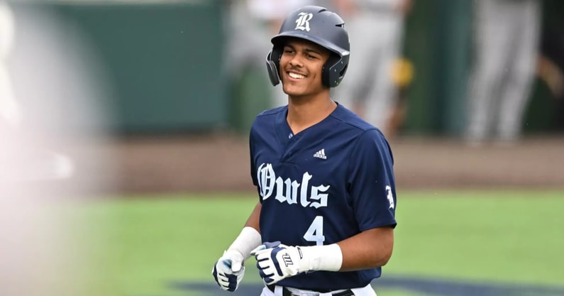 Blaine Brown. Credit: Maria Lysaker (Rice Athletics)