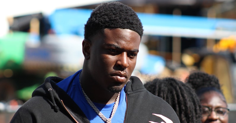 Heze Kent arriving at Florida State for his official visit (Matt LaSerre:Warchant)