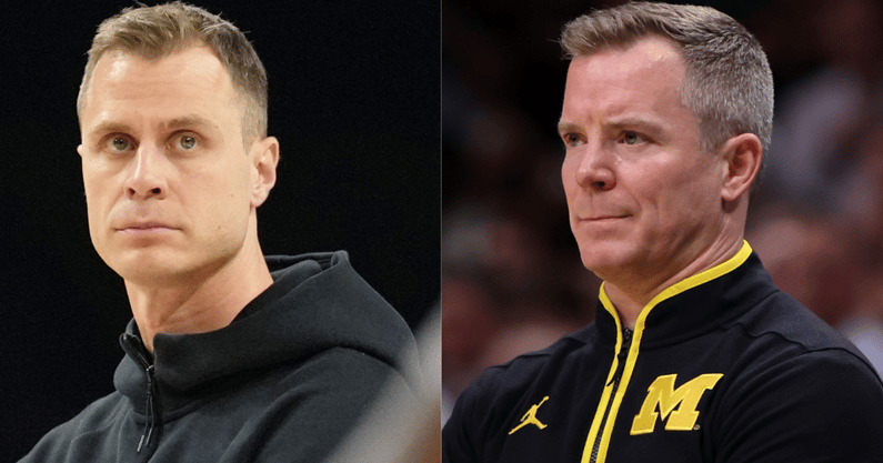 Duke HC Jon Scheyer, Michigan HC Dusty May