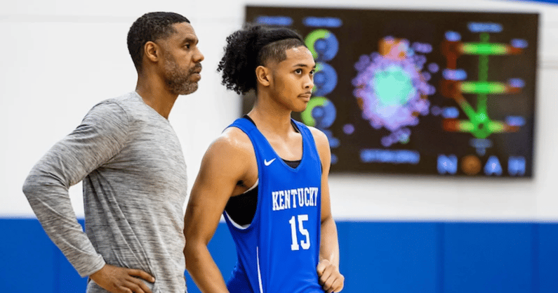 Jason Hart (left) and Jaland Lowe - Chet White, UK Athletics