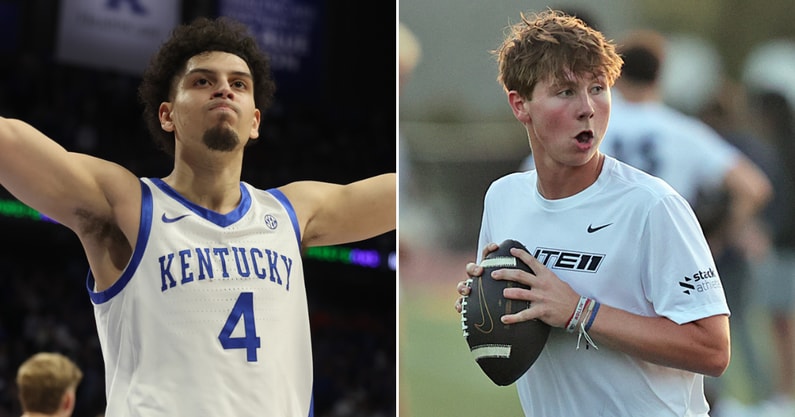 Photos of Koby Brea (left) and Matt Ponatoski via Kentucky Sports Radio/On3