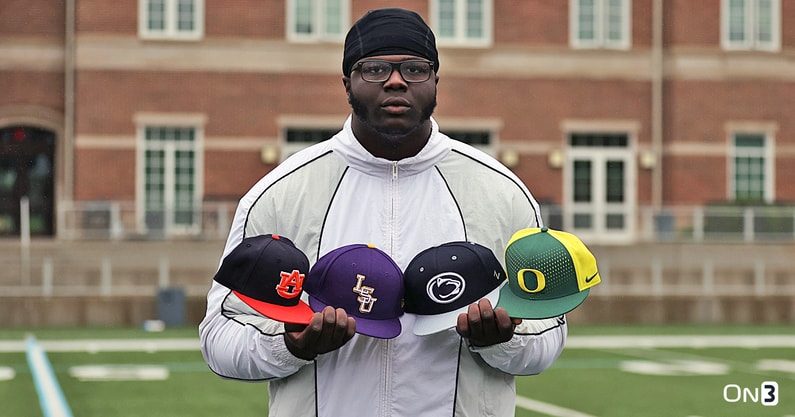 LSU is one of the final teams standing for 5-star OT Immanuel Iheanacho (Photo: Chad Simmons/On3)