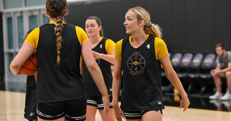 Kylie Feuerbach is back for her sixth and final season at Iowa. (Photo by Dennis Scheidt)