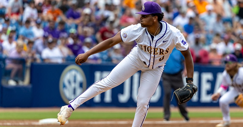 Texas pitcher, former LSU transfer Aiden Moffett