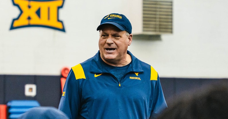 West Virginia head football coach Rich Rodriguez