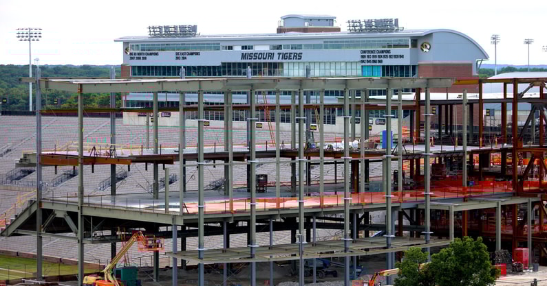 June 29 construction updates of Memorial Stadium NEZ