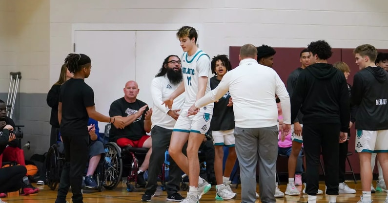 South Carolina basketball recruiting target Jones Lay. Photo credit: Lara Zuk | Atlantic Collegiate Athletics