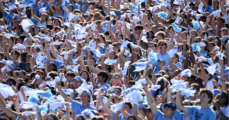 North Carolina Tar Heels fans