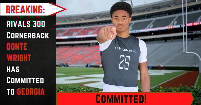 Donte' Wright commits to Georgia