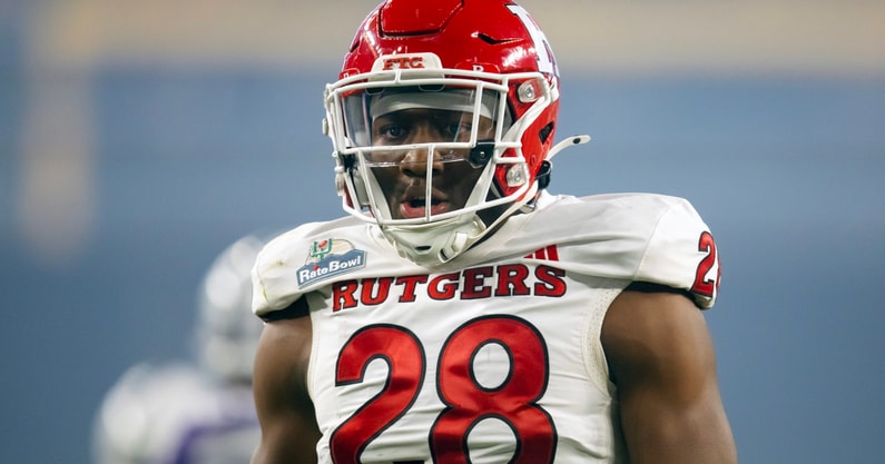 Rutgers Football linebacker Dariel Djabome