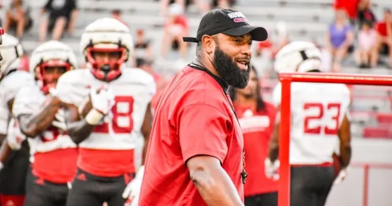 Nebraska running backs coach E.J. Barthel