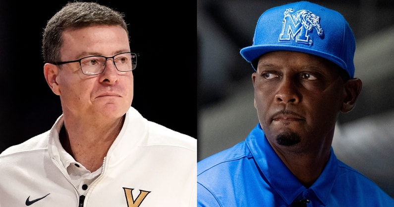 Vanderbilt HC Mark Byington, Memphis HC Penny Hardaway