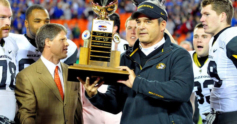 NCAA Football: Kansas vs Missouri