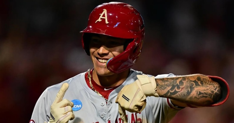 MLB-TEAM-select-Arkansas-SS-Wehiwa-Aloy-in-2025-MLB-Draft