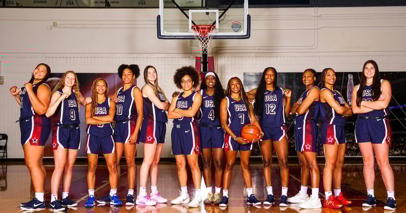 Team USA will go for a gold medal on Sunday night. (Photo by Team USA Basketball)
