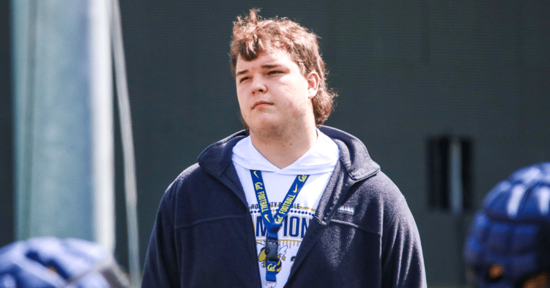 2026 offensive line recruit Artem Korchagin