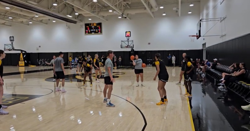 The Iowa women's basketball team had their third open media practice on Tuesday.