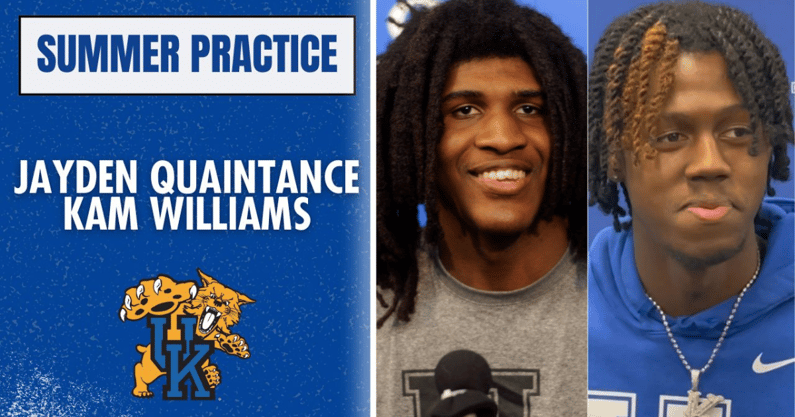 Jayden Quaintance and Kam Williams - Kentucky men's basketball 2025-26 summer interviews