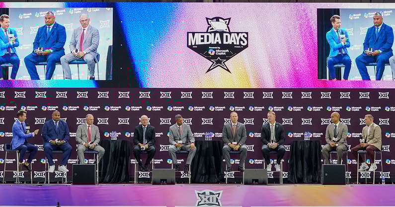 Big 12 coaches at media days 2025
