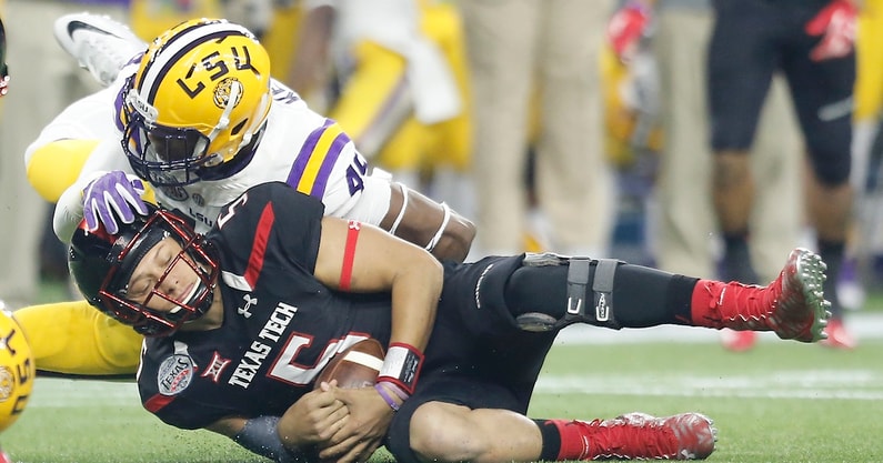 NCAA Football: Texas Bowl-Louisiana State vs Texas Tech