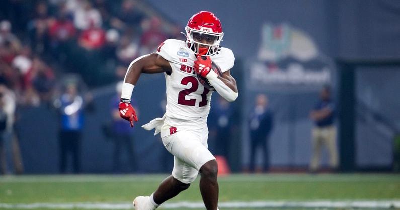 Rutgers running back Antwan Raymond in the 2024 Rate Bowl