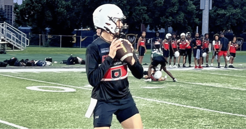 Michigan State QB commit Kayd Coffman (photo by Jim Comparoni for SpartanMag.com).